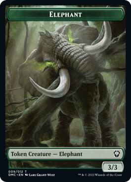 Elephant Treasure Double Sided Token 9 // 24 (Commander: Dominaria United)  | Good Games Adelaide SA