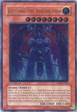Voltanis the Adjudicator [EOJ-EN023] Ultimate Rare | Good Games Adelaide SA