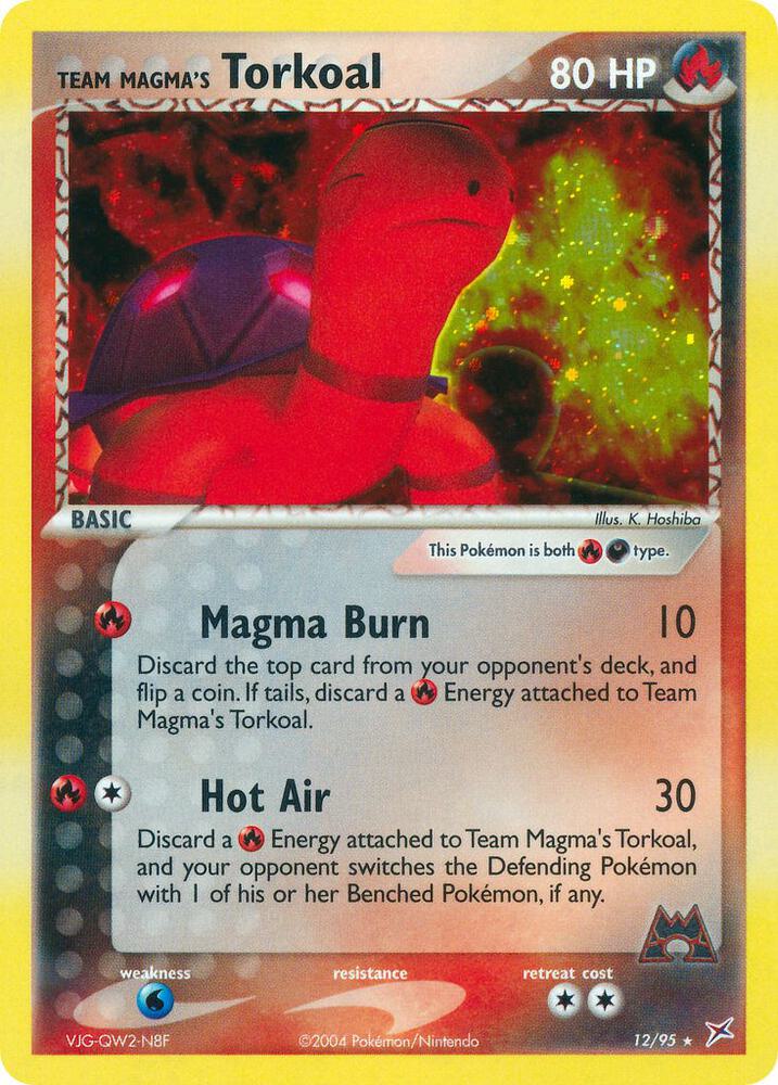 Team Magma's Torkoal 12/95 (Team Magma vs Team Aqua)  - Holofoil | Good Games Adelaide SA