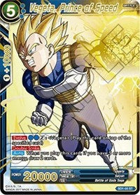 Vegeta, Prince of Speed (Foil) [SD1-05] | Good Games Adelaide SA