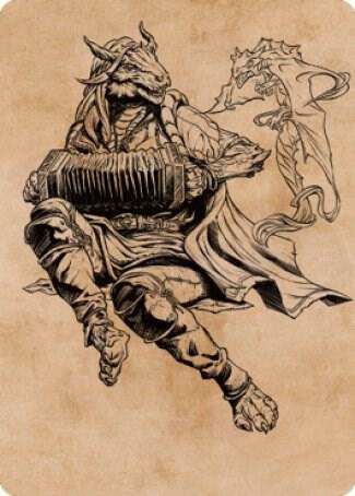 Korlessa Scale Singer Art Card 68 (Art Series: Commander Legends: Battle for Baldur's Gate)  | Good Games Adelaide SA