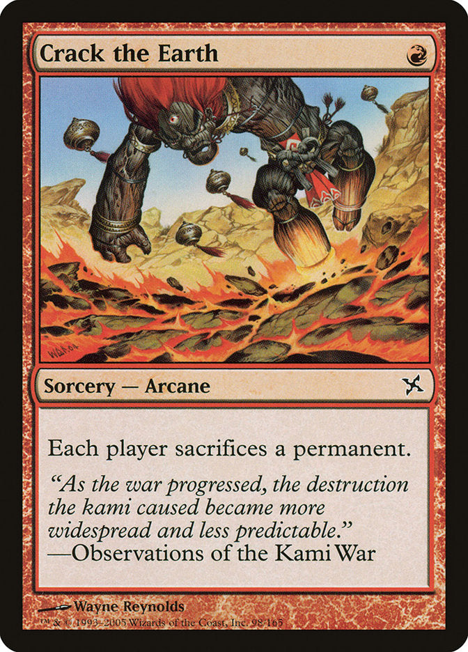 Crack the Earth 98 (Betrayers of Kamigawa)  | Good Games Adelaide SA
