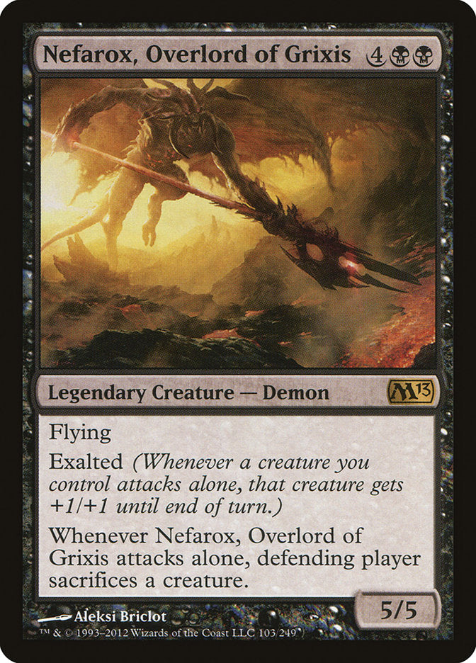Nefarox, Overlord of Grixis 103 (Magic 2013 (M13))  - Foil | Good Games Adelaide SA