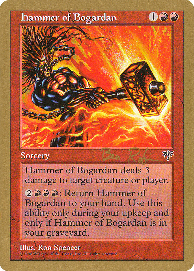 Hammer of Bogardan (Ben Rubin) [World Championship Decks 1998] | Good Games Adelaide SA