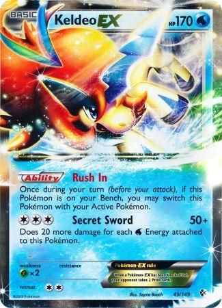 Keldeo EX (49/149) (Jumbo Card) [Black & White: Boundaries Crossed] | Good Games Adelaide SA