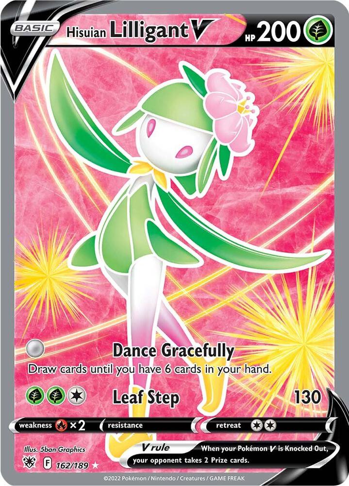 Hisuian Lilligant V Full Art 162/189 (SWSH10: Astral Radiance)  - Holofoil | Good Games Adelaide SA