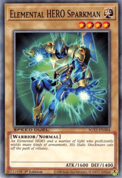 Elemental HERO Sparkman [SGX1-ENA04] Common | Good Games Adelaide SA