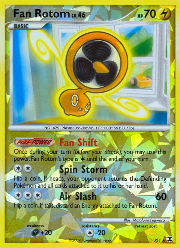 Fan Rotom (RT1) [Platinum: Rising Rivals] | Good Games Adelaide SA