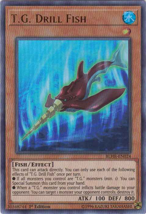 T.G. Drill Fish [BLHR-EN024] Ultra Rare | Good Games Adelaide SA