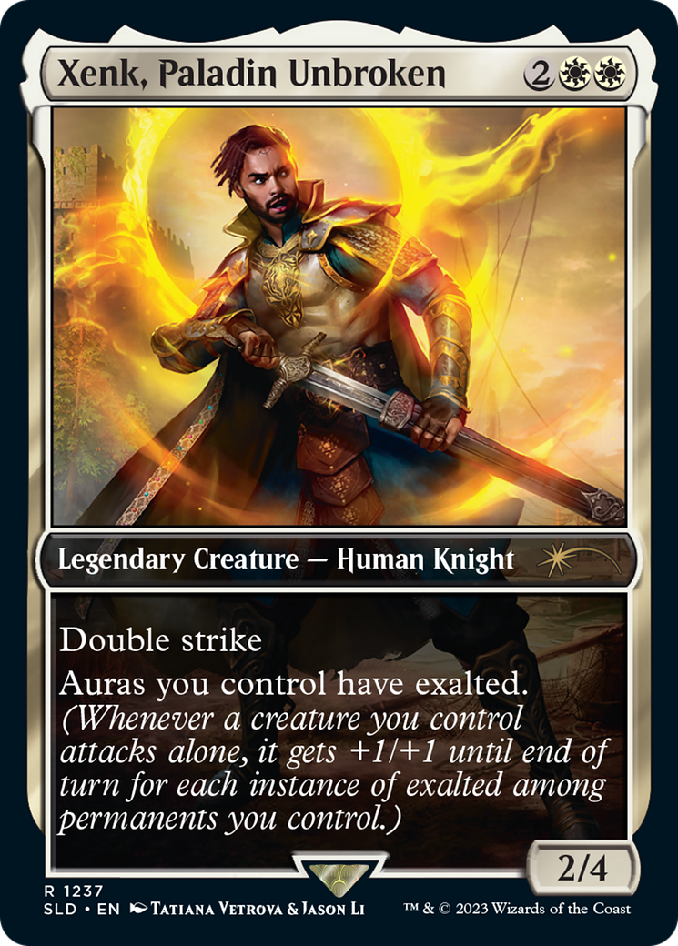 Xenk, Paladin Unbroken [Secret Lair Drop Series] | Good Games Adelaide SA