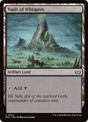 Vault of Whispers [Duskmourn: House of Horror Commander] | Good Games Adelaide SA