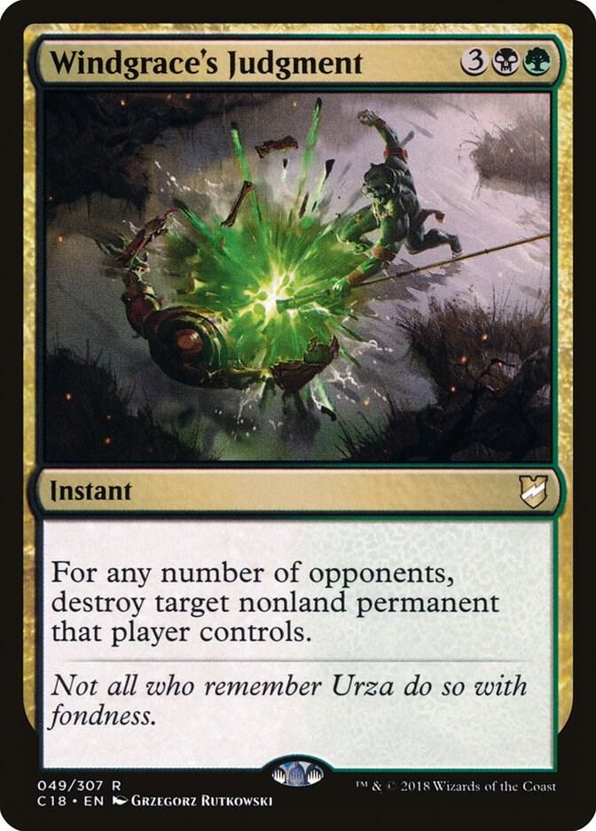 Windgrace's Judgment 49 (Commander 2018)  | Good Games Adelaide SA