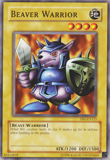 Beaver Warrior [DB1-EN121] Common | Good Games Adelaide SA
