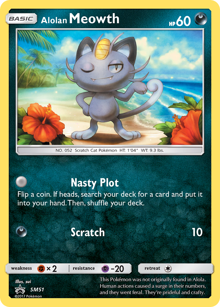 Alolan Meowth (SM51) [Sun & Moon: Black Star Promos] | Good Games Adelaide SA