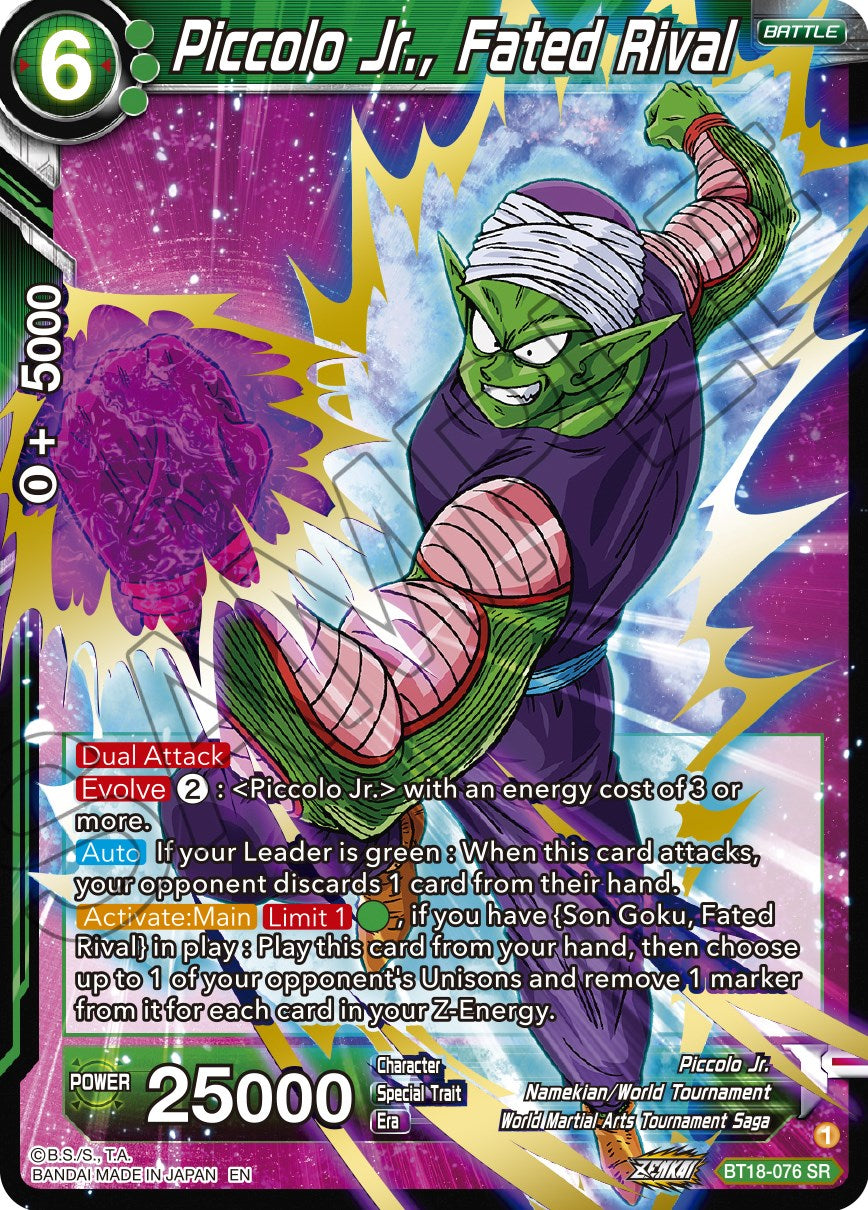 Piccolo Jr., Fated Rival (BT18-076) [Dawn of the Z-Legends] | Good Games Adelaide SA