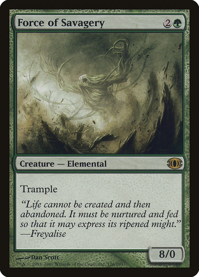 Force of Savagery 126 (Future Sight)  - Foil | Good Games Adelaide SA