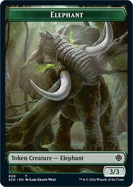 Elephant Thopter Double Sided Token 20 // 24 (Starter Commander Decks)  | Good Games Adelaide SA