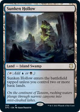 Sunken Hollow 265 (Commander: Adventures in the Forgotten Realms)  | Good Games Adelaide SA