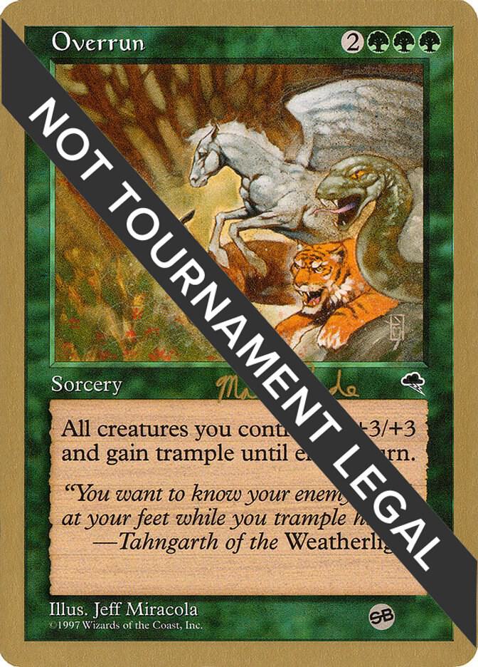 Overrun 1999 Matt Linde TMP SB ml243sb/111 (World Championship Decks)  | Good Games Adelaide SA