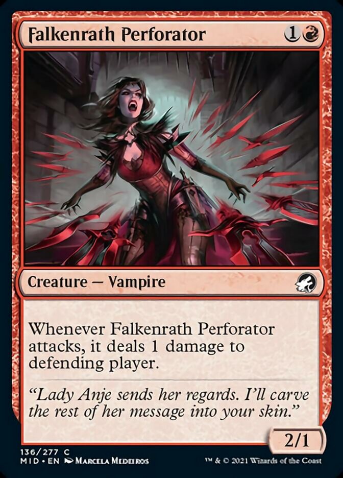 Falkenrath Perforator [Innistrad: Midnight Hunt] | Good Games Adelaide SA