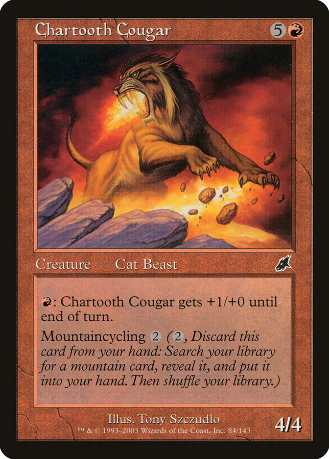 Chartooth Cougar [Scourge] | Good Games Adelaide SA