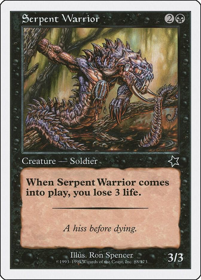 Serpent Warrior 88 (Starter 1999)  | Good Games Adelaide SA