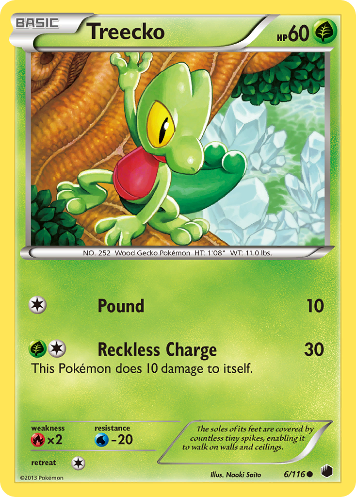 Treecko (6/116) [Black & White: Plasma Freeze] | Good Games Adelaide SA