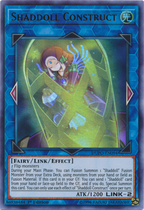 Shaddoll Construct [DUPO-EN094] Ultra Rare | Good Games Adelaide SA