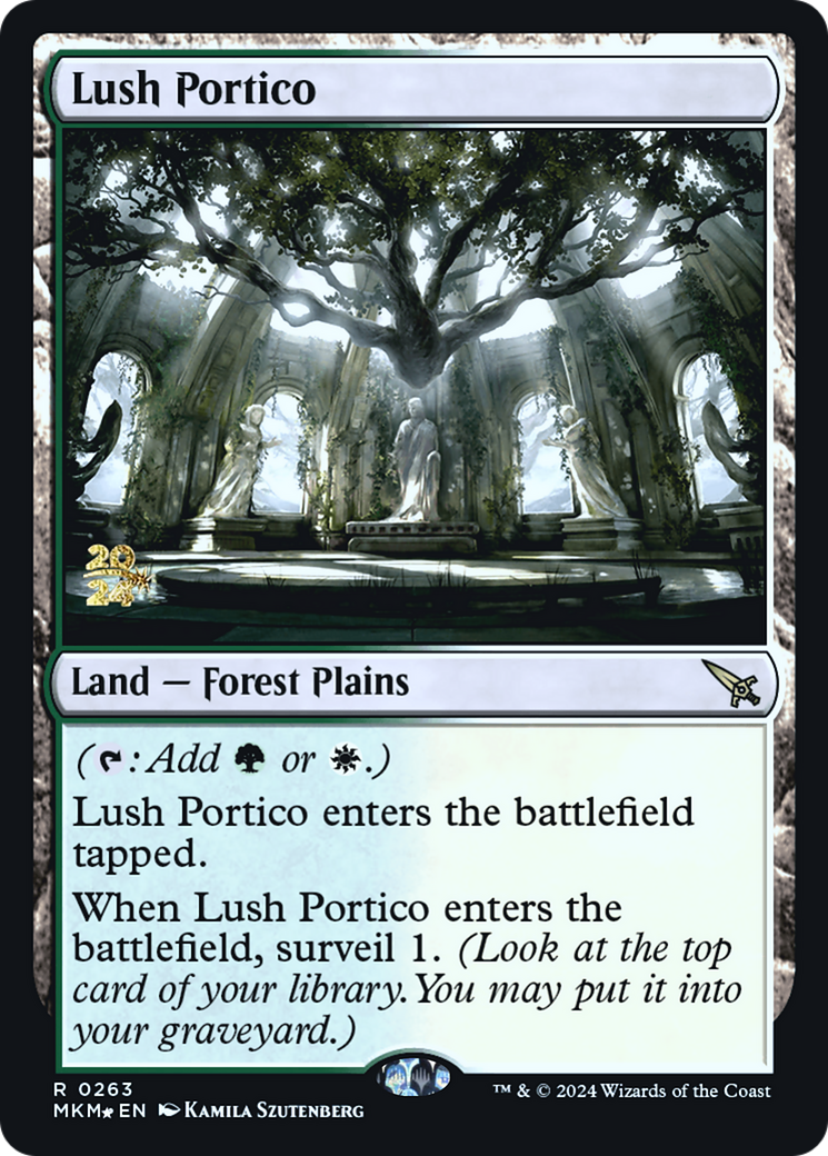 Lush Portico [Murders at Karlov Manor Prerelease Promos] | Good Games Adelaide SA