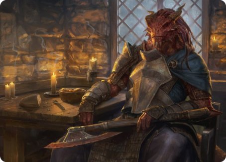 Jaded Sell-Sword Art Card [Dungeons & Dragons: Adventures in the Forgotten Realms Art Series] | Good Games Adelaide SA