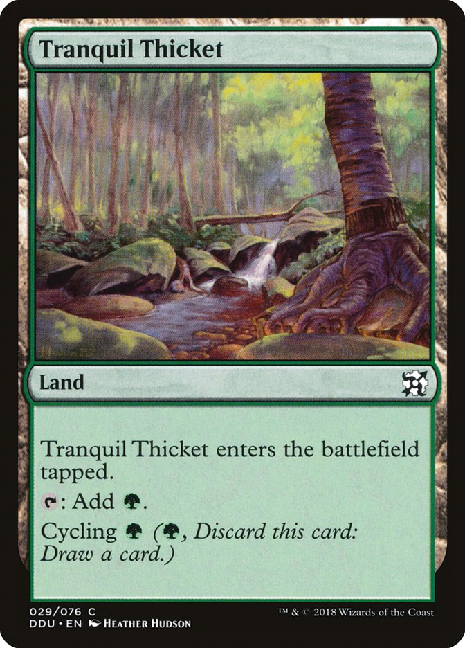 Tranquil Thicket [Duel Decks: Elves vs. Inventors] | Good Games Adelaide SA