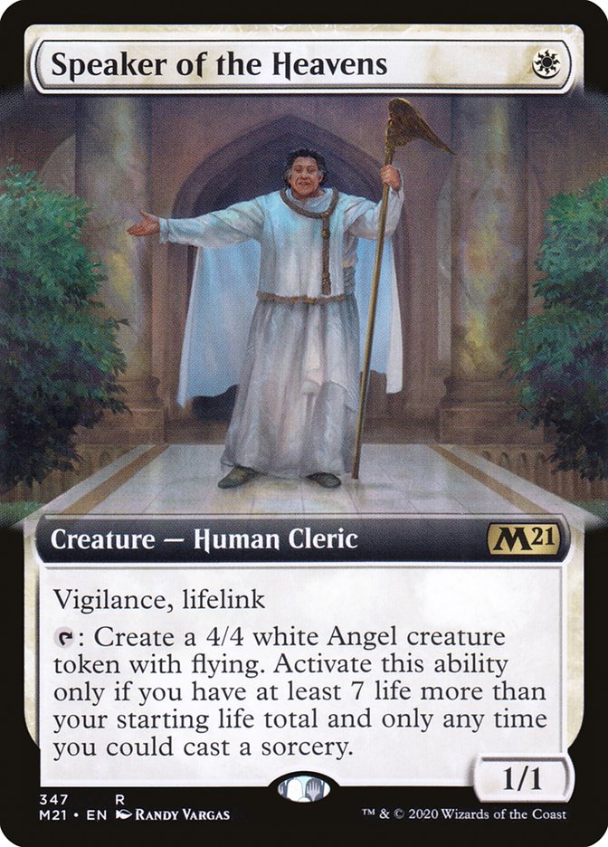 Speaker of the Heavens (Extended Art) [Core Set 2021] | Good Games Adelaide SA