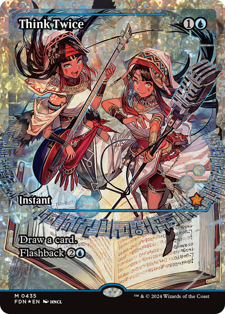 Think Twice (Showcase) (Fracture Foil) [Foundations] | Good Games Adelaide SA