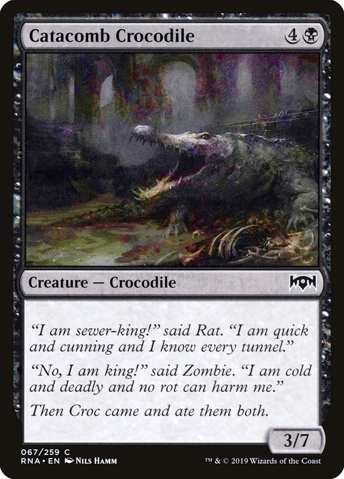 Catacomb Crocodile 67 (Ravnica Allegiance)  | Good Games Adelaide SA