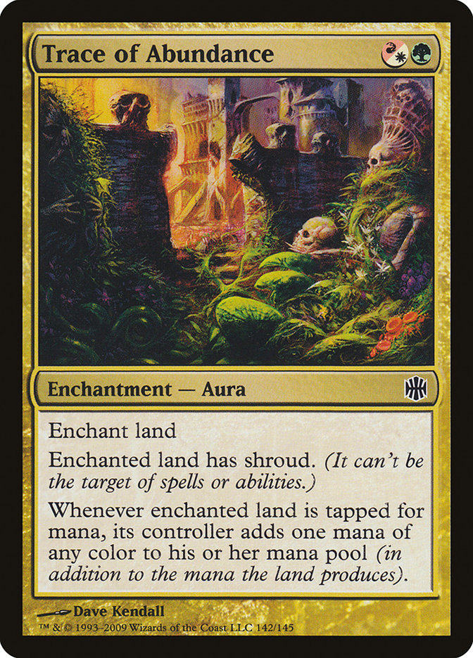 Trace of Abundance 142 (Alara Reborn)  - Foil | Good Games Adelaide SA