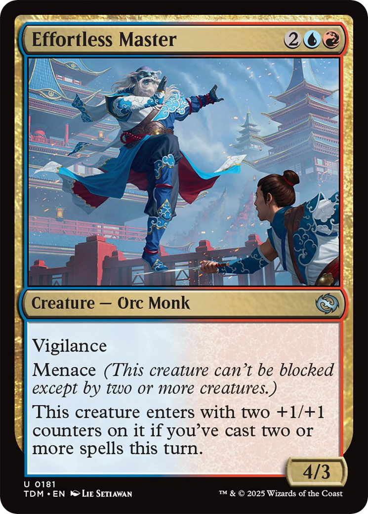 Effortless Master [Tarkir: Dragonstorm] | Good Games Adelaide SA