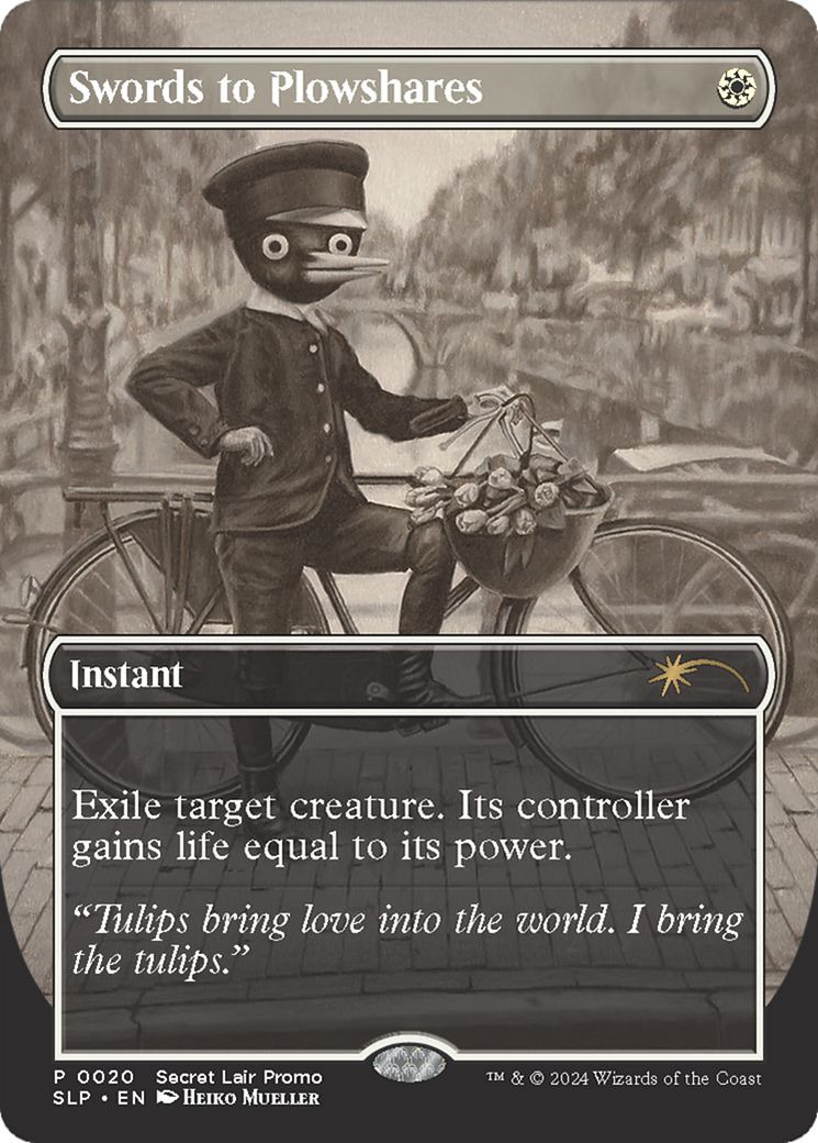 Swords to Plowshares [Secret Lair Showdown] | Good Games Adelaide SA