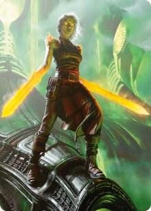 Nahiri the Unforgiving Art Card 51 81 51 (Art Series: Phyrexia: All Will Be One)  | Good Games Adelaide SA