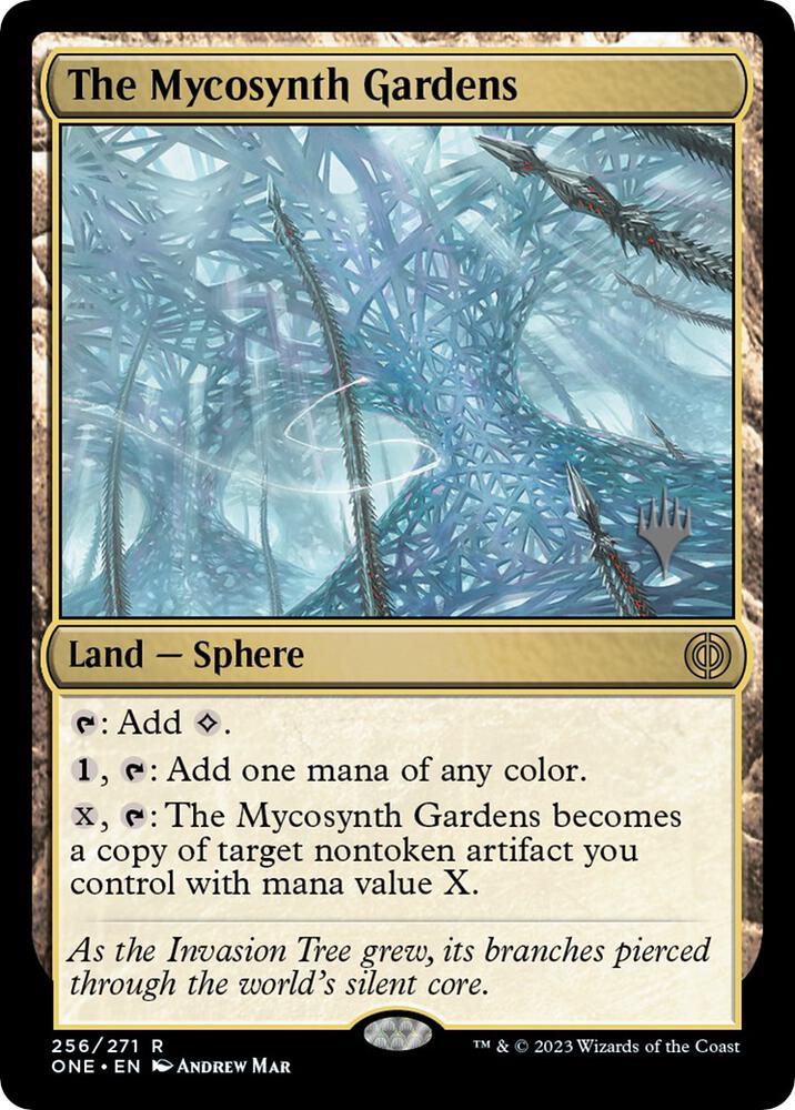 The Mycosynth Gardens 256 (Promo Pack: Phyrexia: All Will Be One)  | Good Games Adelaide SA