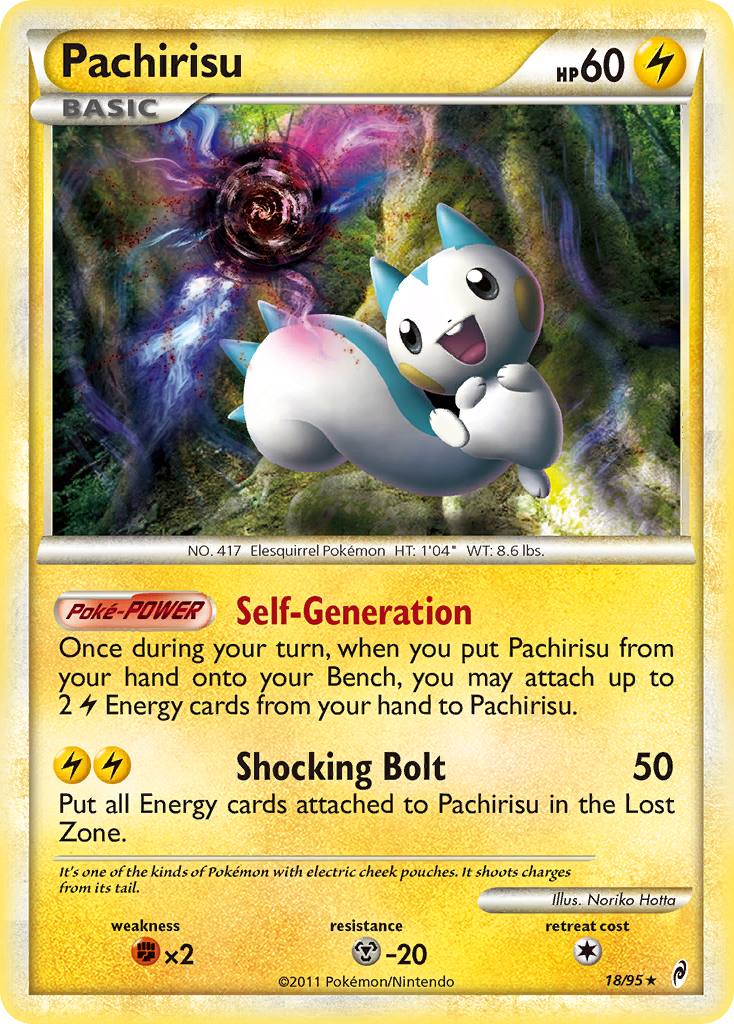 Pachirisu (18/95) [HeartGold & SoulSilver: Call of Legends] | Good Games Adelaide SA