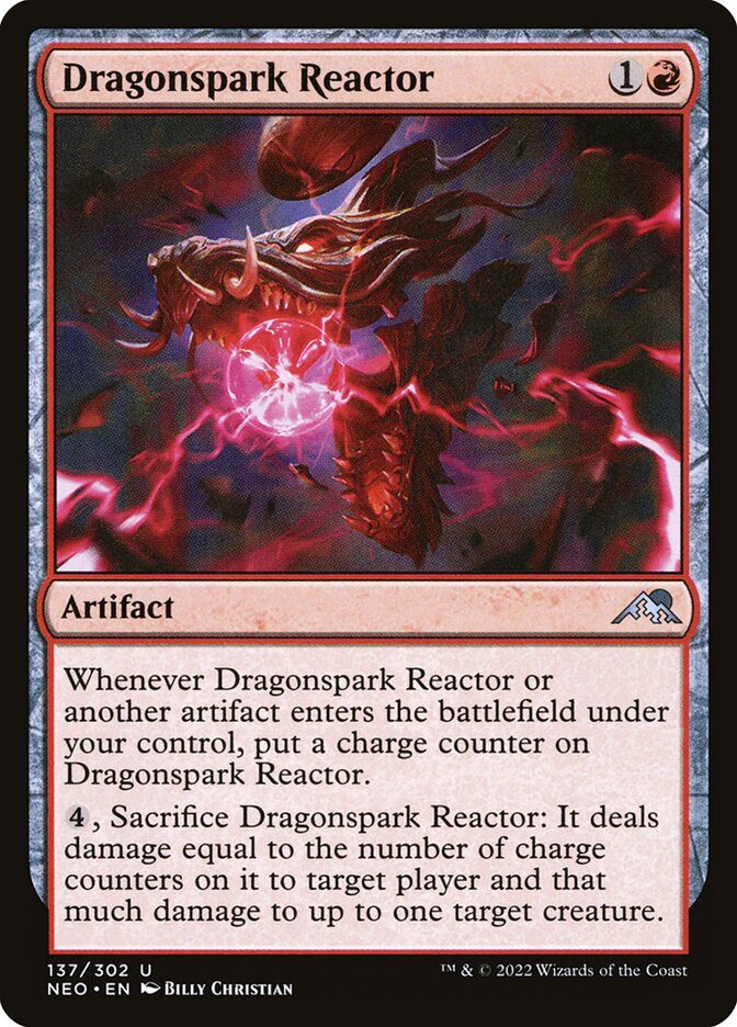Dragonspark Reactor 137 (Kamigawa: Neon Dynasty)  | Good Games Adelaide SA