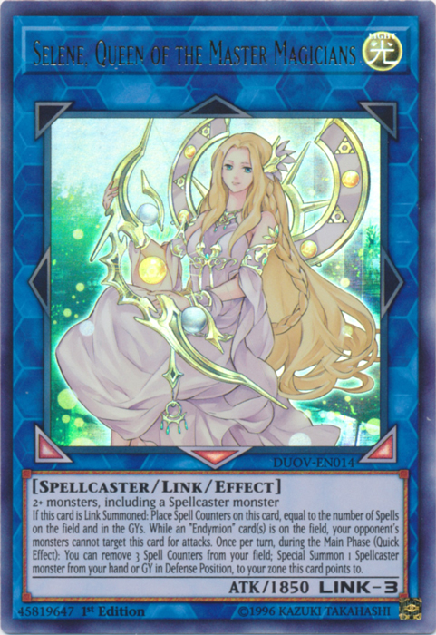 Selene, Queen of the Master Magicians [DUOV-EN014] Ultra Rare | Good Games Adelaide SA