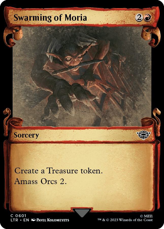 Swarming of Moria 601 (Universes Beyond: The Lord of the Rings: Tales of Middle-earth)  - Showcase Scroll | Good Games Adelaide SA