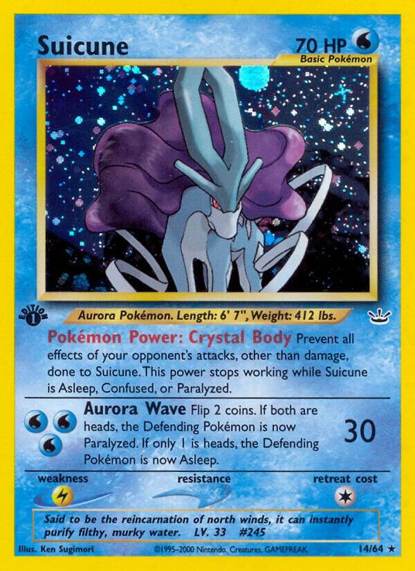 Suicune  14/64 (Neo Revelation)  - 1st Edition Holofoil | Good Games Adelaide SA