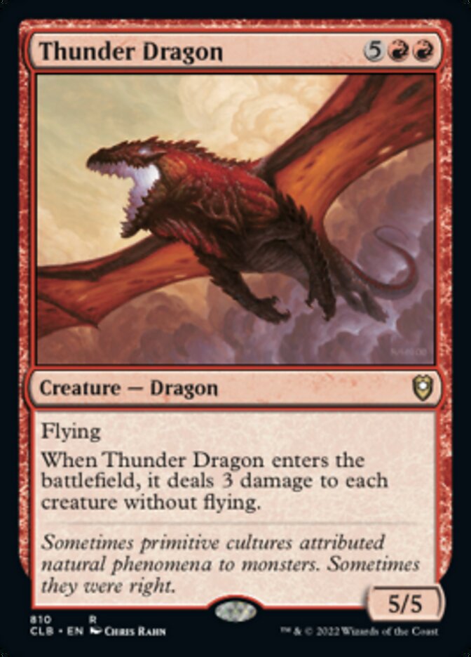 Thunder Dragon [Commander Legends: Battle for Baldur's Gate] | Good Games Adelaide SA