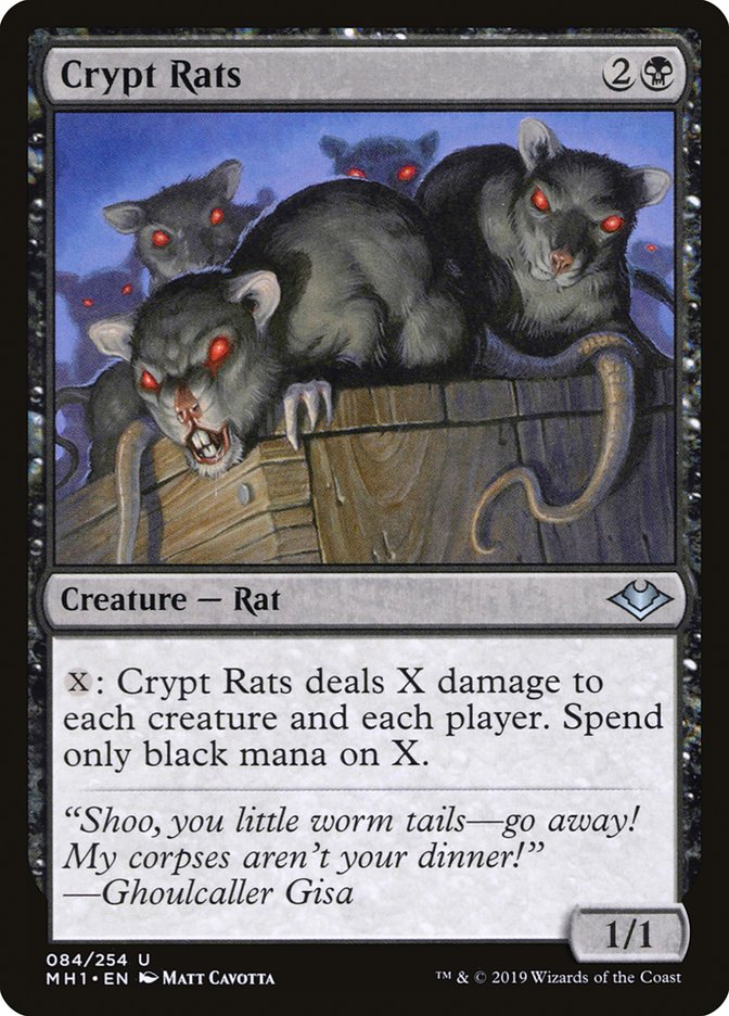 Crypt Rats 84 (Modern Horizons)  - Foil | Good Games Adelaide SA