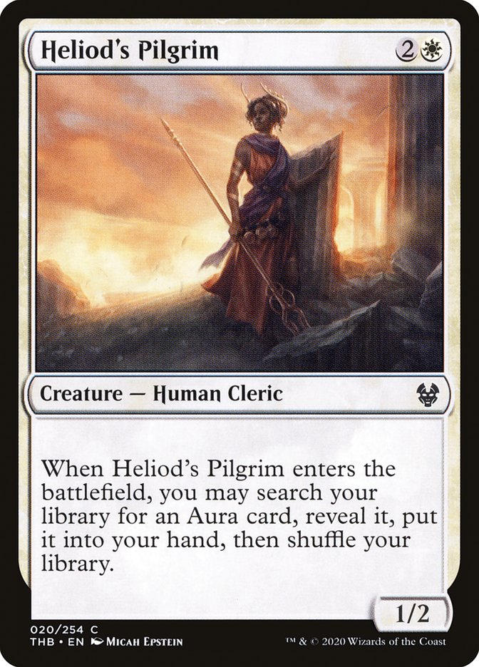 Heliod's Pilgrim 20 (Theros Beyond Death)  - Foil | Good Games Adelaide SA