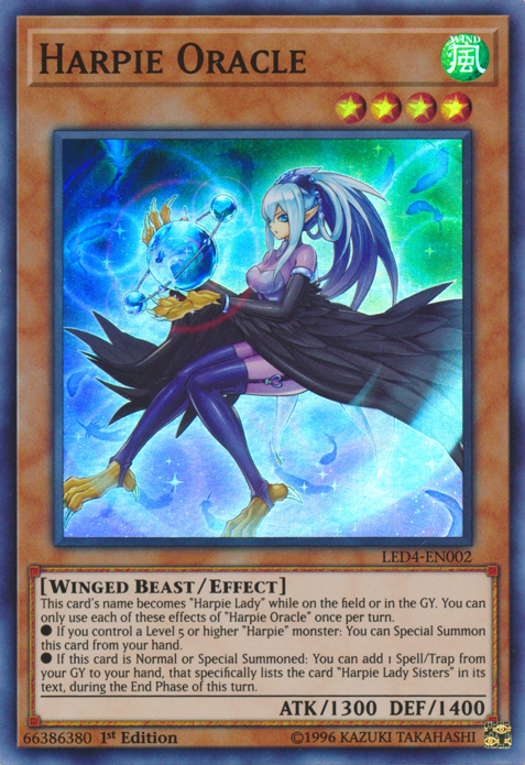 Harpie Oracle [LED4-EN002] Super Rare | Good Games Adelaide SA
