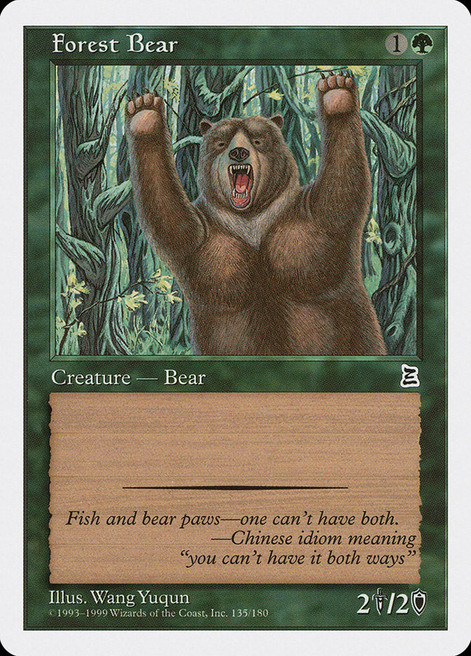 Forest Bear 135 (Portal Three Kingdoms)  | Good Games Adelaide SA