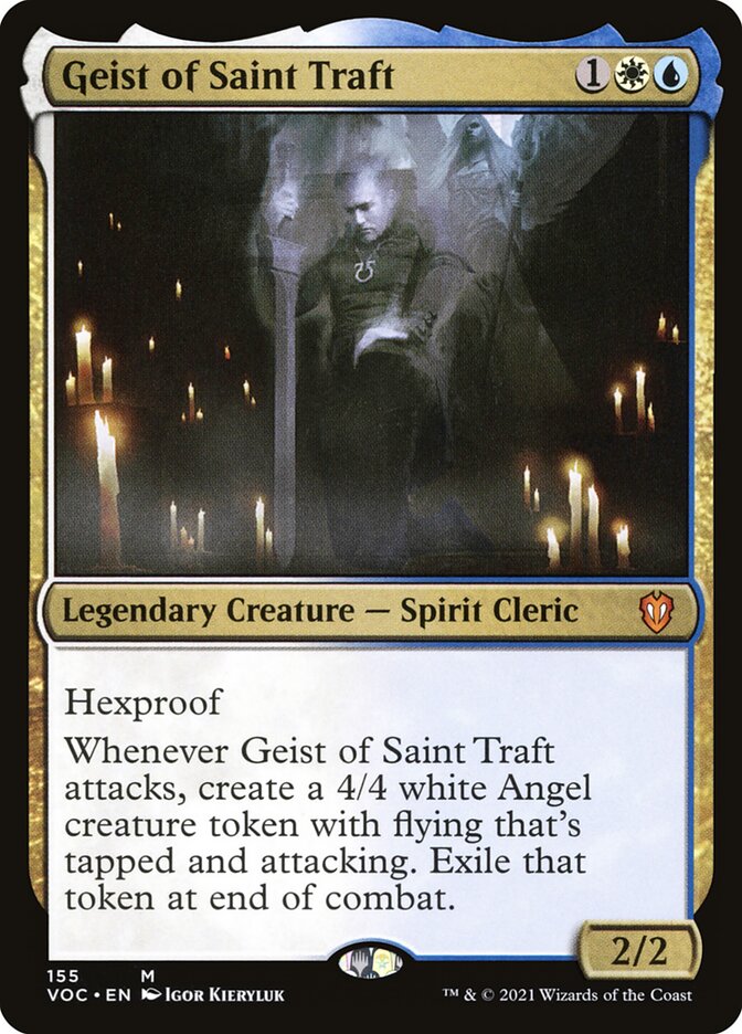 Geist of Saint Traft 155 (Commander: Innistrad: Crimson Vow)  | Good Games Adelaide SA